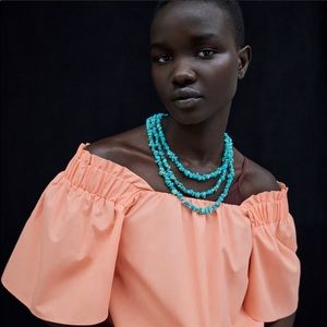 Zara off the shoulder top